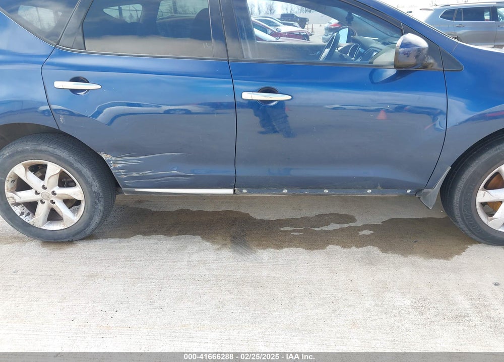 2009 NISSAN MURANO S VIN: JN8AZ18U79W030747