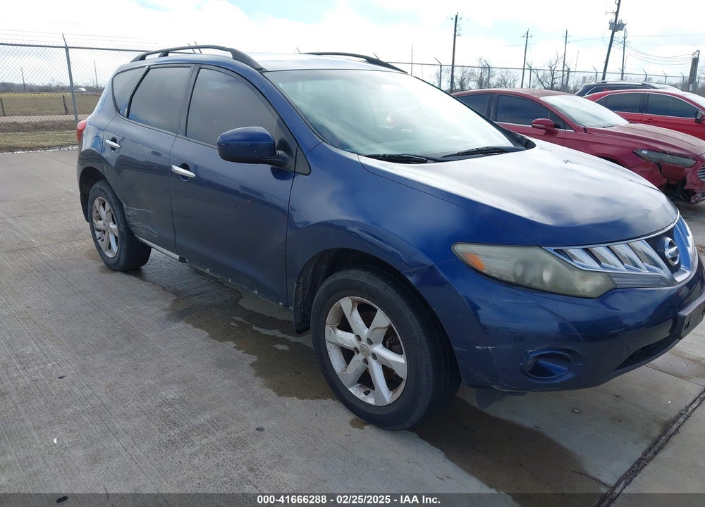 2009 NISSAN MURANO S VIN: JN8AZ18U79W030747
