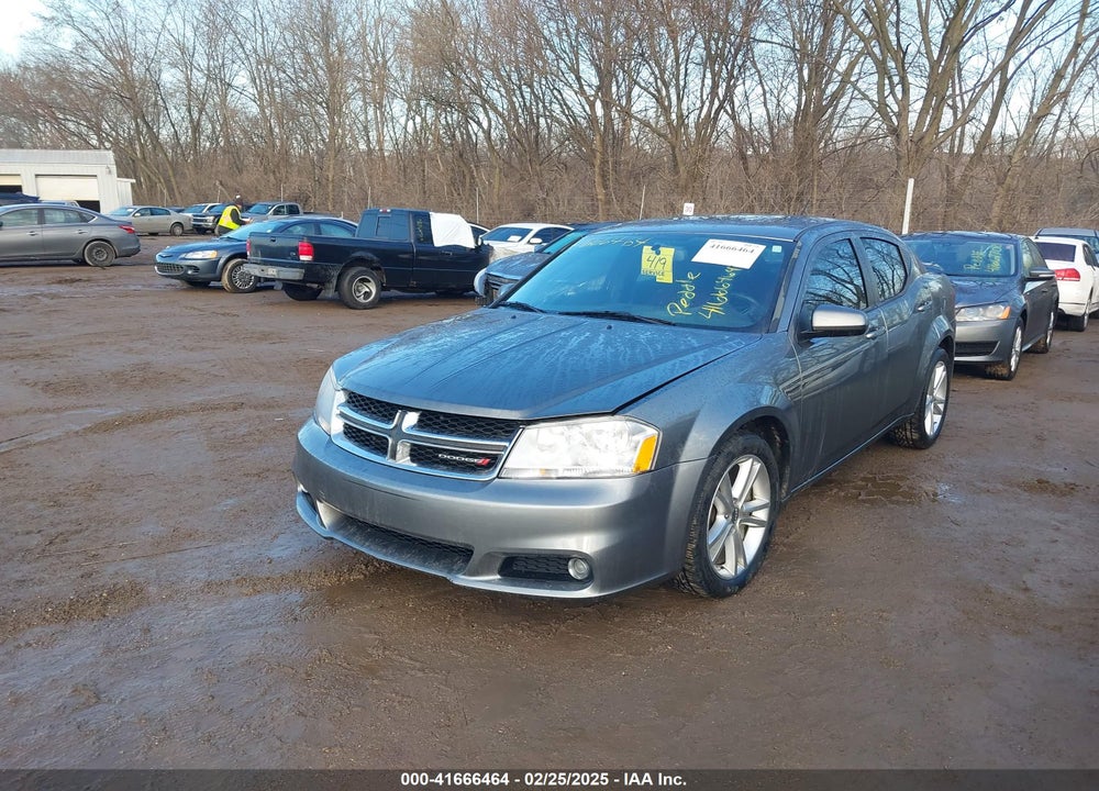 2012 DODGE AVENGER SXT PLUS VIN: 1C3CDZEG3CN287180