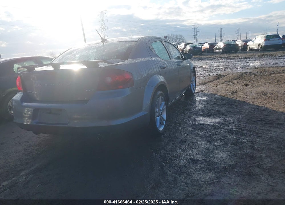 2012 DODGE AVENGER SXT PLUS VIN: 1C3CDZEG3CN287180