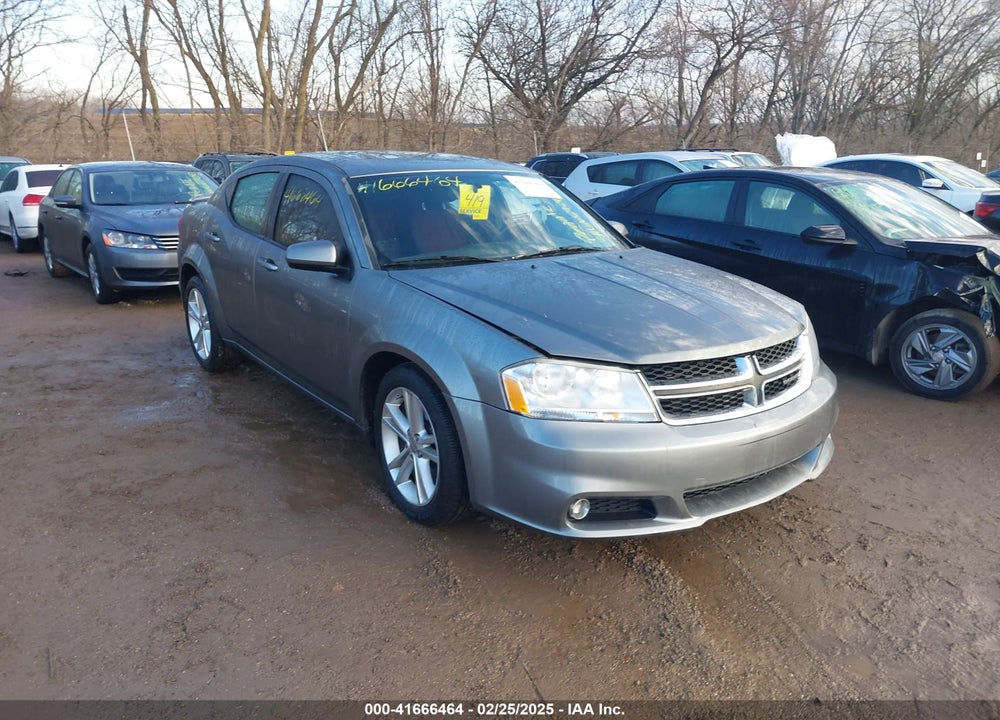 2012 DODGE AVENGER SXT PLUS VIN: 1C3CDZEG3CN287180