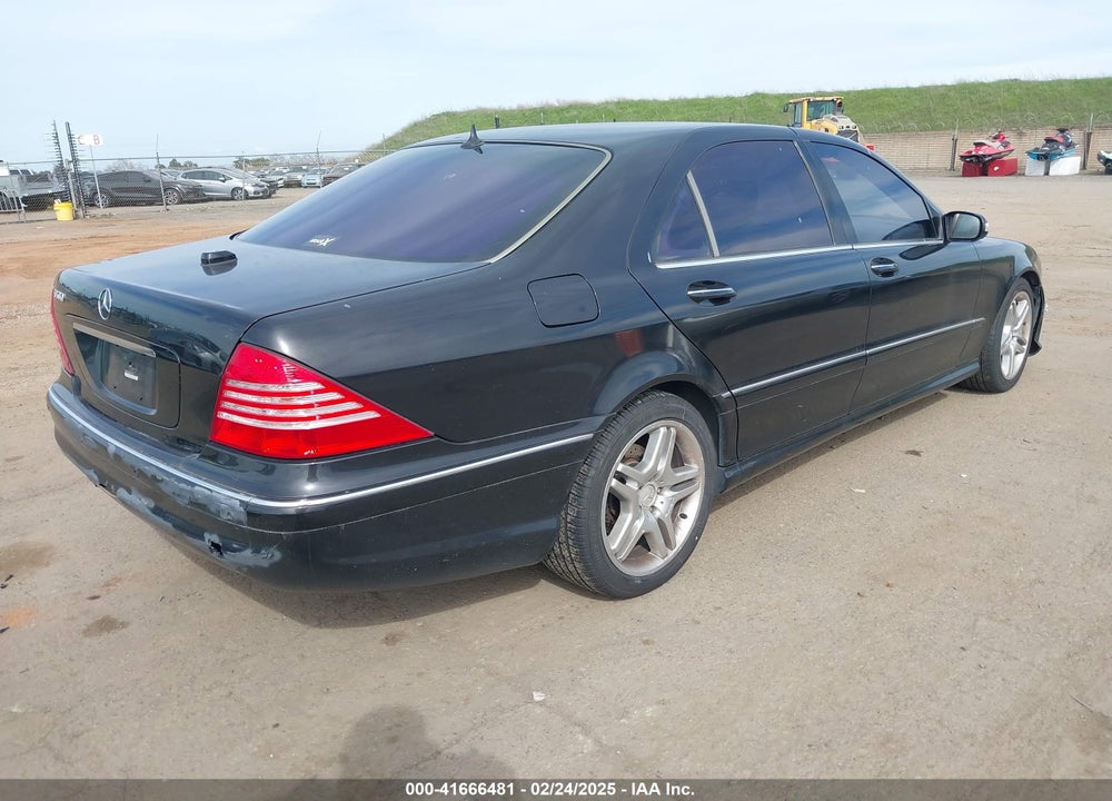 2005 MERCEDES-BENZ S 500 VIN: WDBNG75J35A453198