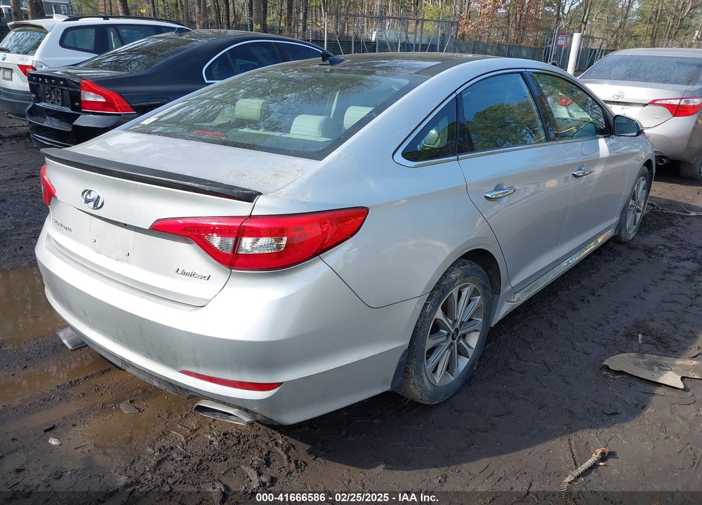 2016 HYUNDAI SONATA LIMITED VIN: 5NPE34AF8GH370391
