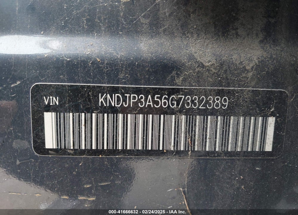 2016 KIA SOUL VIN: KNDJP3A56G7332389