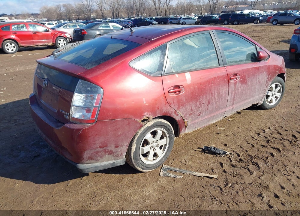 2004 TOYOTA PRIUS VIN: JTDKB20UX40021512