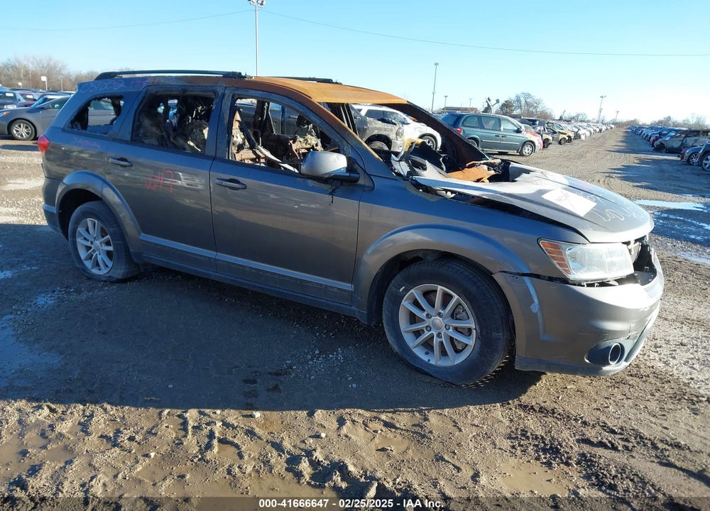 2013 DODGE JOURNEY SXT VIN: 3C4PDCBG2DT630139
