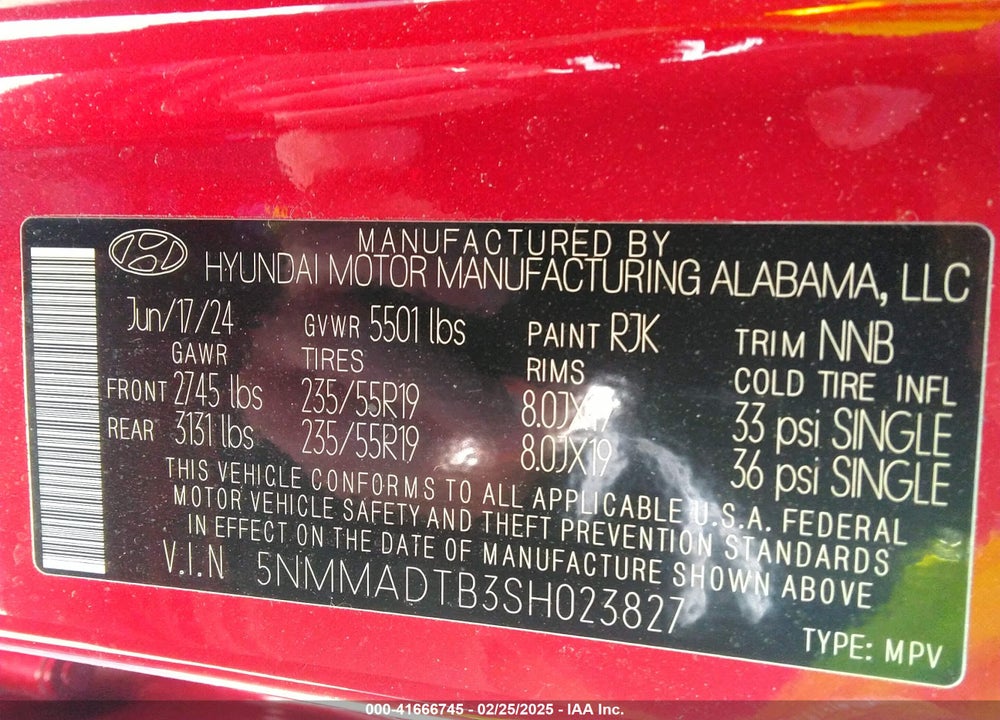 2025 GENESIS GV70 2.5T AWD VIN: 5NMMADTB3SH023827