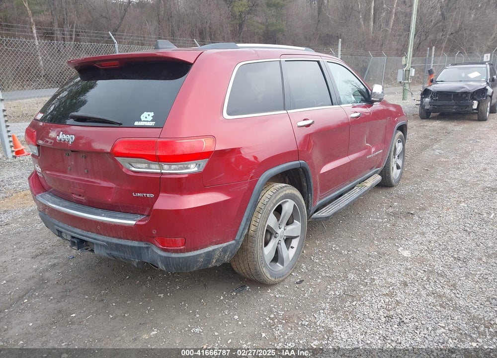 2014 JEEP GRAND CHEROKEE LIMITED VIN: 1C4RJFBG7EC112107