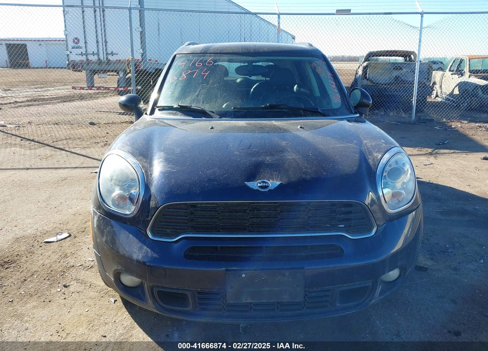 2011 MINI COOPER S COUNTRYMAN VIN: WMWZC5C54BWL55124