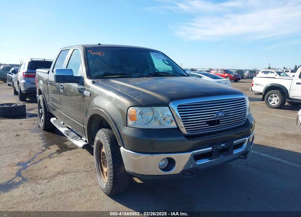 2008 FORD F-150 60TH ANNIVERSARY/FX4/KING RANCH/LARIAT/XLT VIN: 1FTPW14V28FA28822