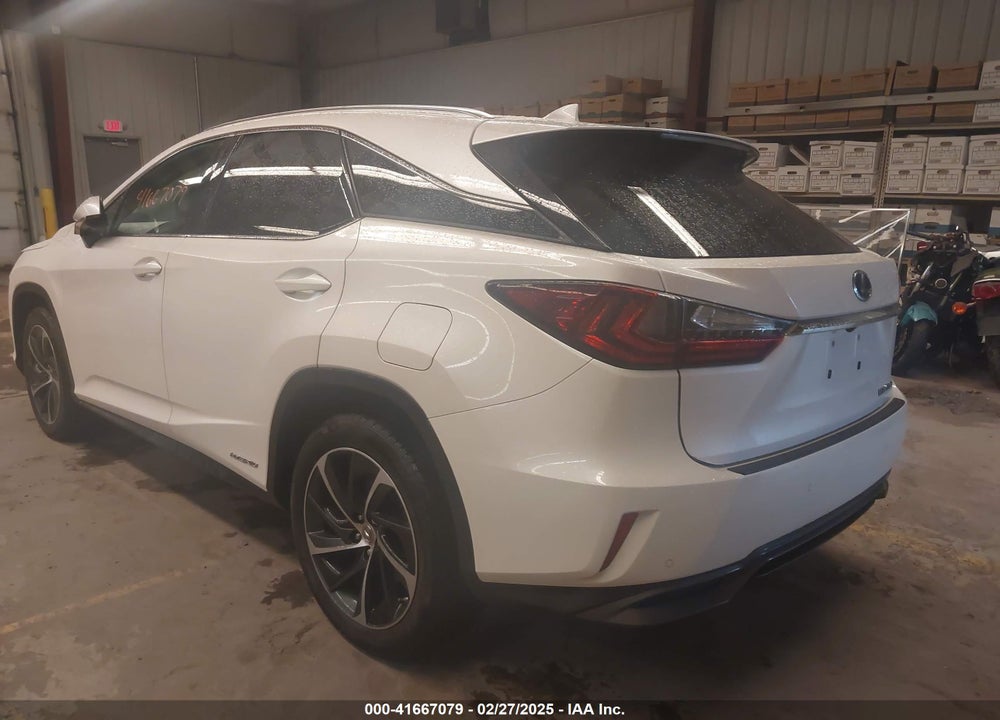 2017 LEXUS RX 450H VIN: 2T2BGMCA5HC012321