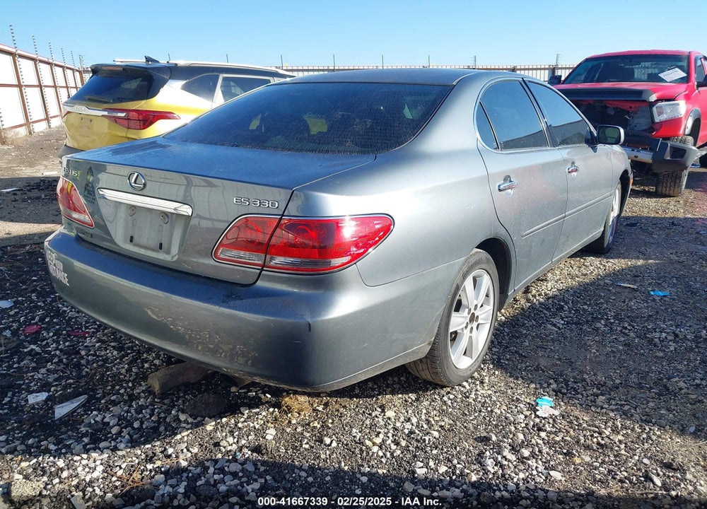 2005 LEXUS ES 330 VIN: JTHBA30G255091804