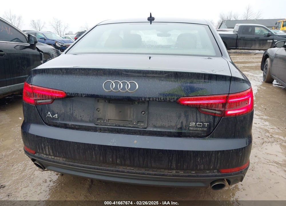 2017 AUDI A4 VIN: WAUENAF47HN022063