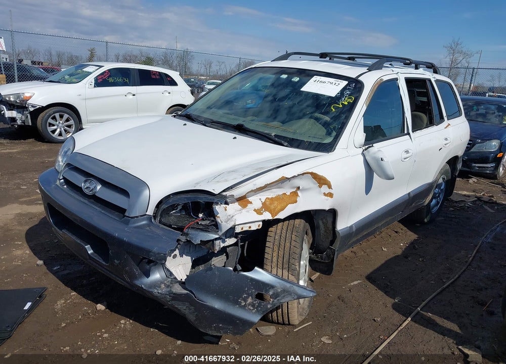 2005 HYUNDAI SANTA FE GLS VIN: KM8SC73D45U979458