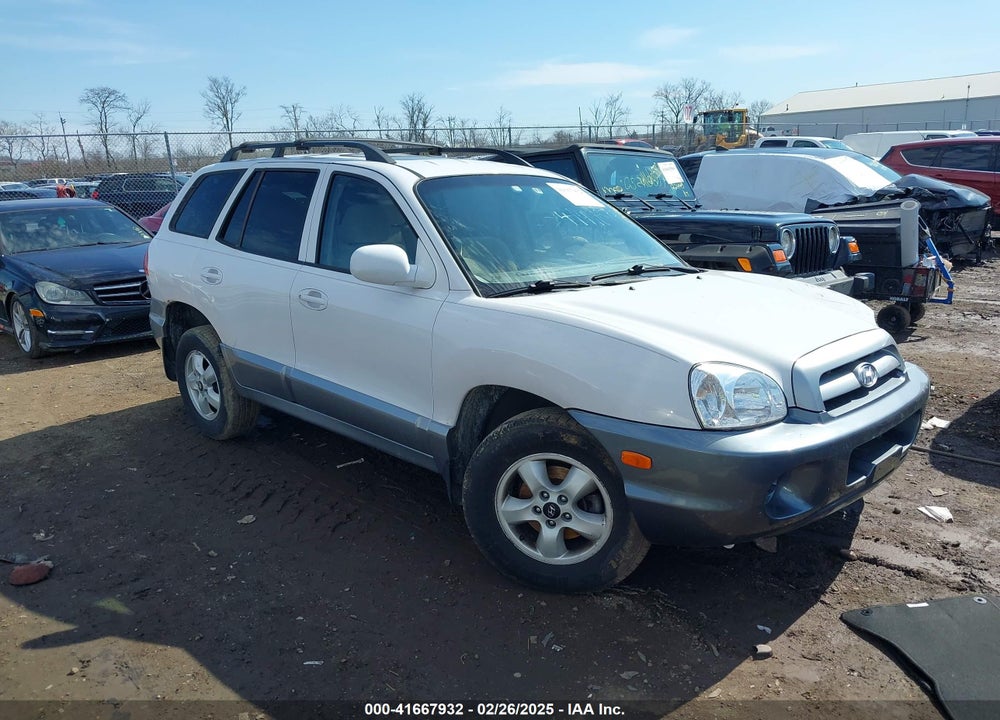 2005 HYUNDAI SANTA FE GLS VIN: KM8SC73D45U979458