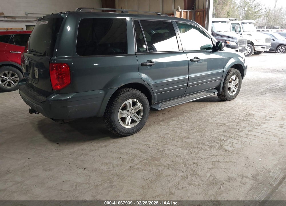 2004 HONDA PILOT EX-L VIN: 2HKYF18614H504193