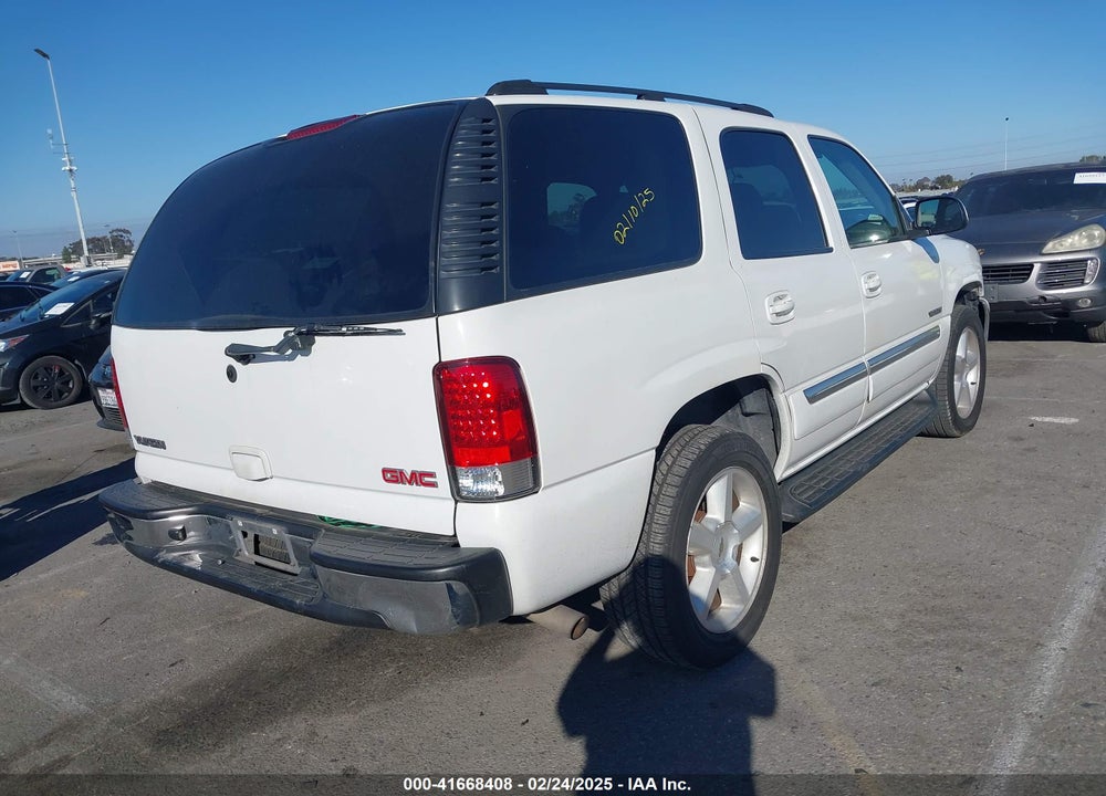 2004 GMC YUKON SLE VIN: 1GKEC13T64R289853