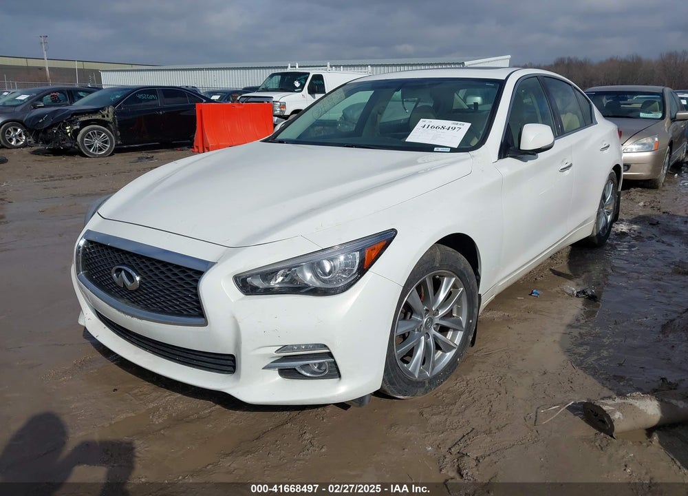2014 INFINITI Q50 HYBRID VIN: JN1AV7AR3EM701369