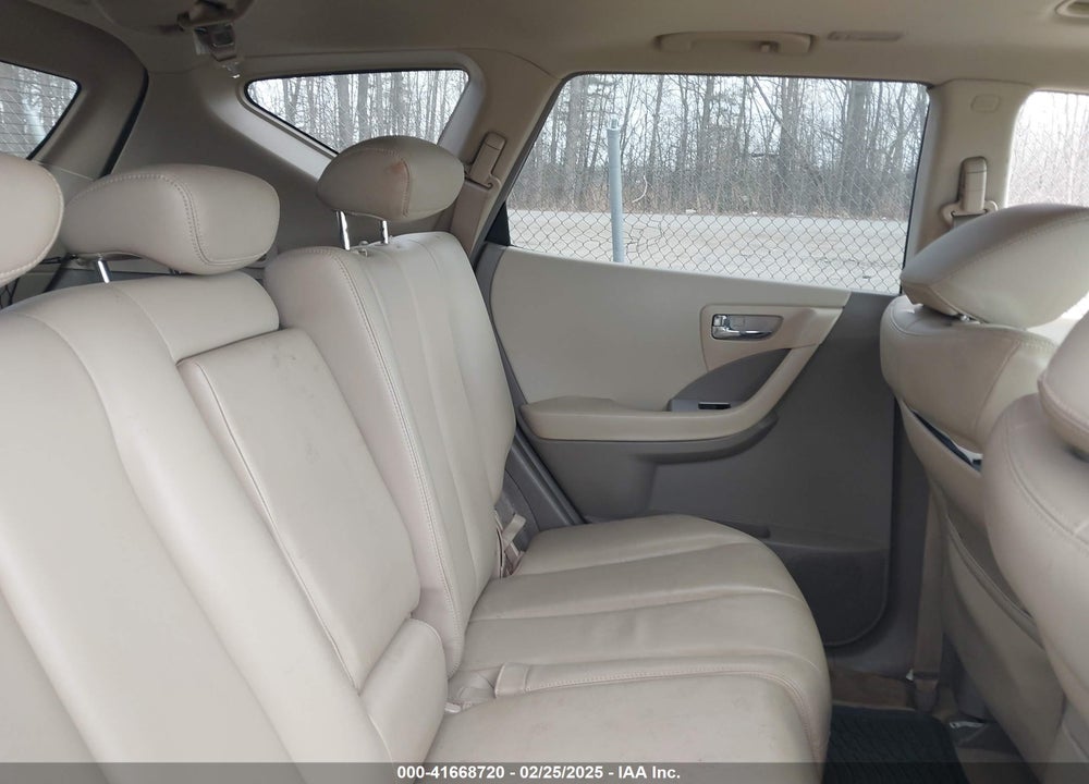 2007 NISSAN MURANO SL VIN: JN8AZ08W27W656232