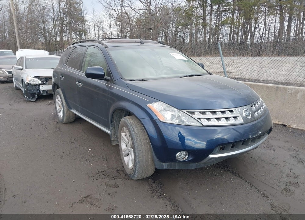 2007 NISSAN MURANO SL VIN: JN8AZ08W27W656232
