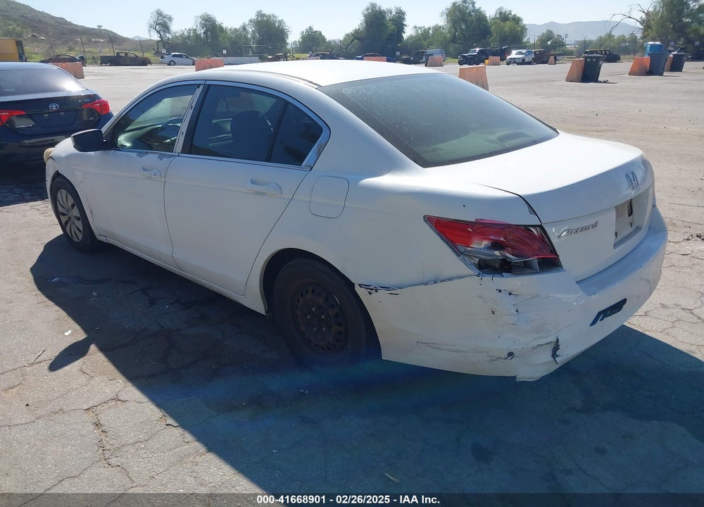 2010 HONDA ACCORD 2.4 LX VIN: 1HGCP2F34AA134299