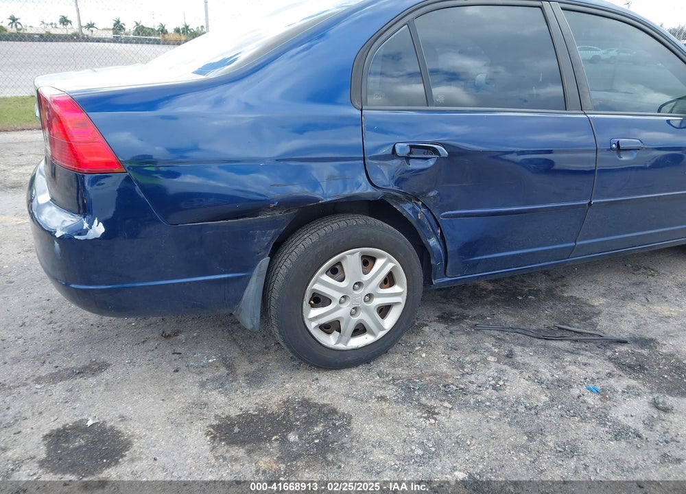 2003 HONDA CIVIC EX VIN: 1HGES26763L019785