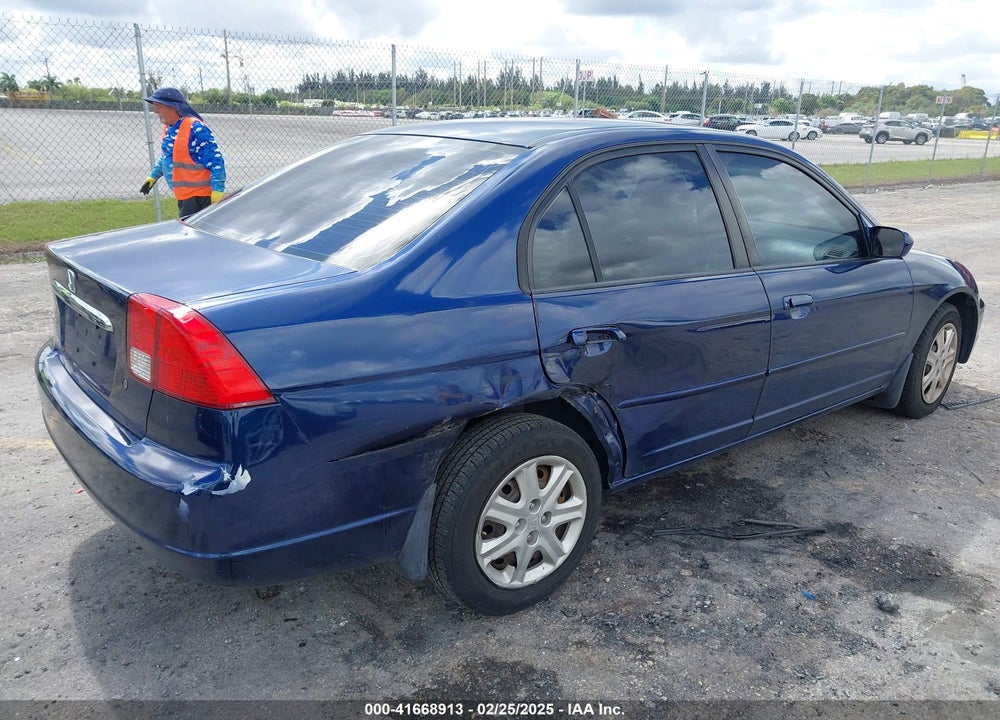 2003 HONDA CIVIC EX VIN: 1HGES26763L019785