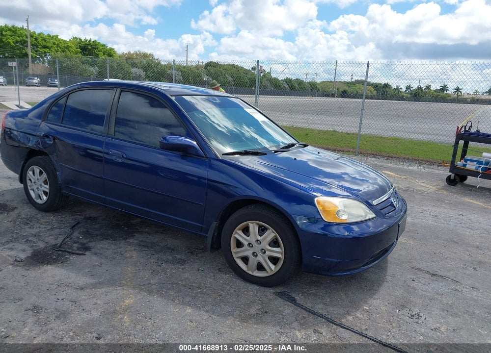 2003 HONDA CIVIC EX VIN: 1HGES26763L019785
