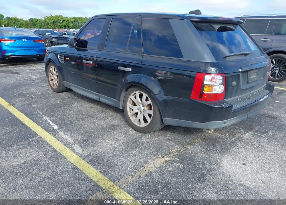 2008 LAND ROVER RANGE ROVER SPORT HSE VIN: SALSF25498A130887