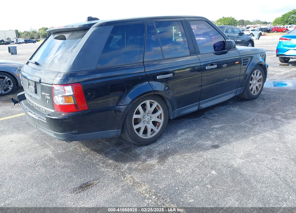 2008 LAND ROVER RANGE ROVER SPORT HSE VIN: SALSF25498A130887