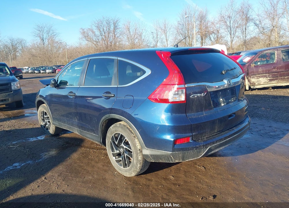 2016 HONDA CR-V VIN: 2HKRM3H45GH533866