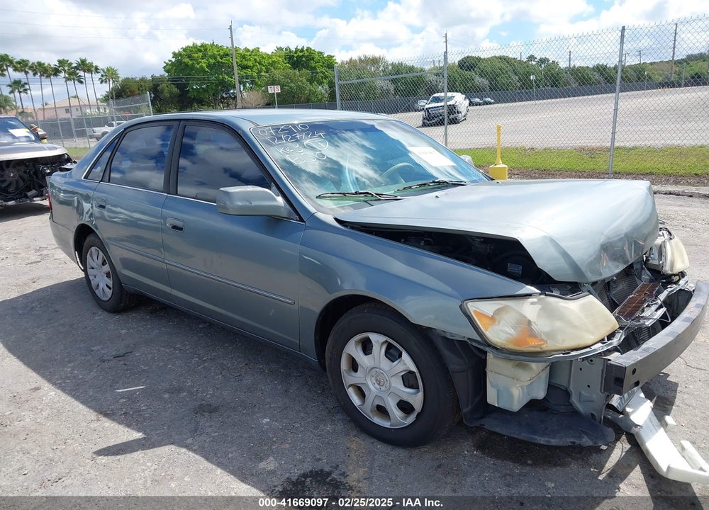2000 TOYOTA AVALON VIN: 4T1BF28B0YU072910