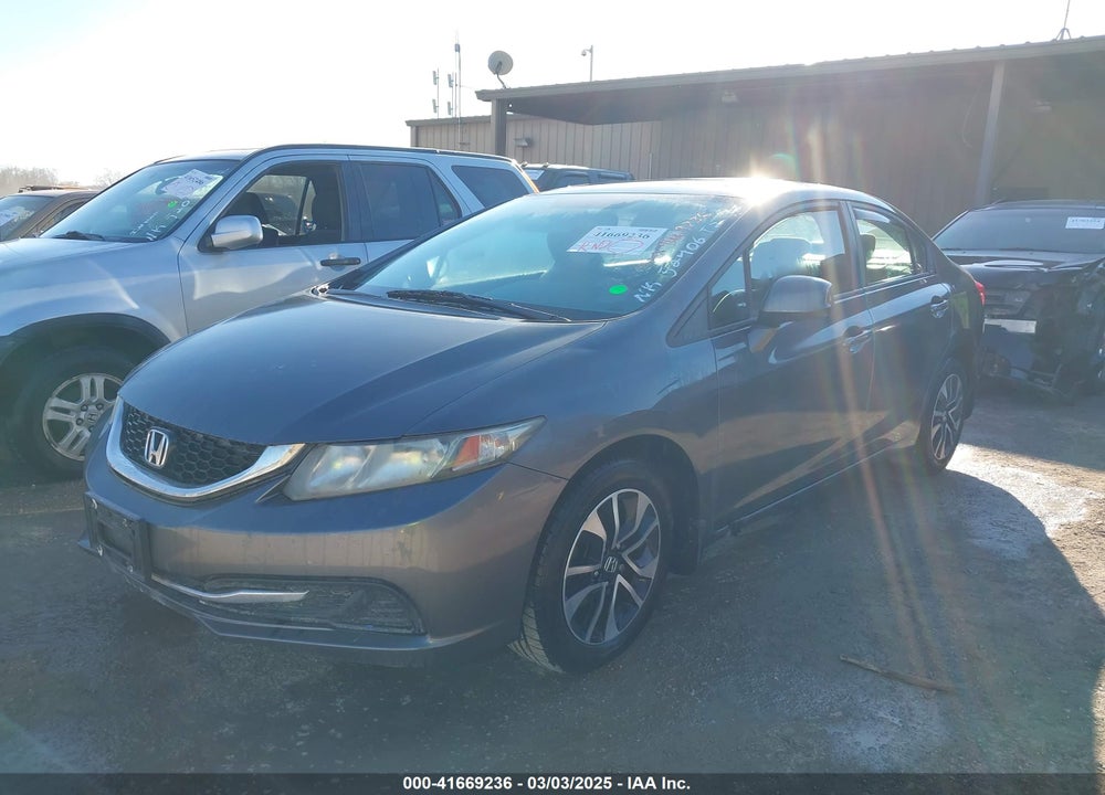 2013 HONDA CIVIC VIN: 19XFB2F80DE060581
