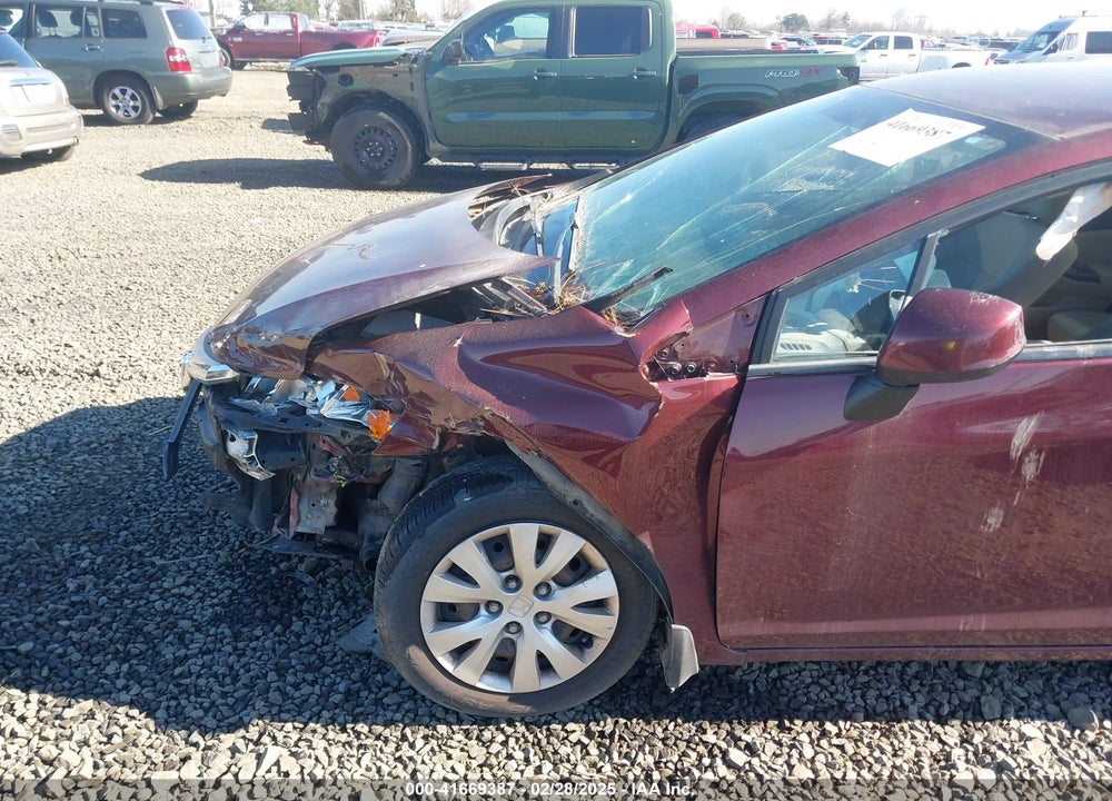 2012 HONDA CIVIC VIN: 19XFB2F54CE355767