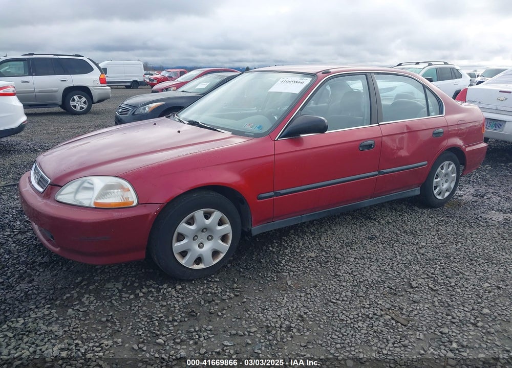 1998 HONDA CIVIC LX VIN: 1HGEJ657XWL027209