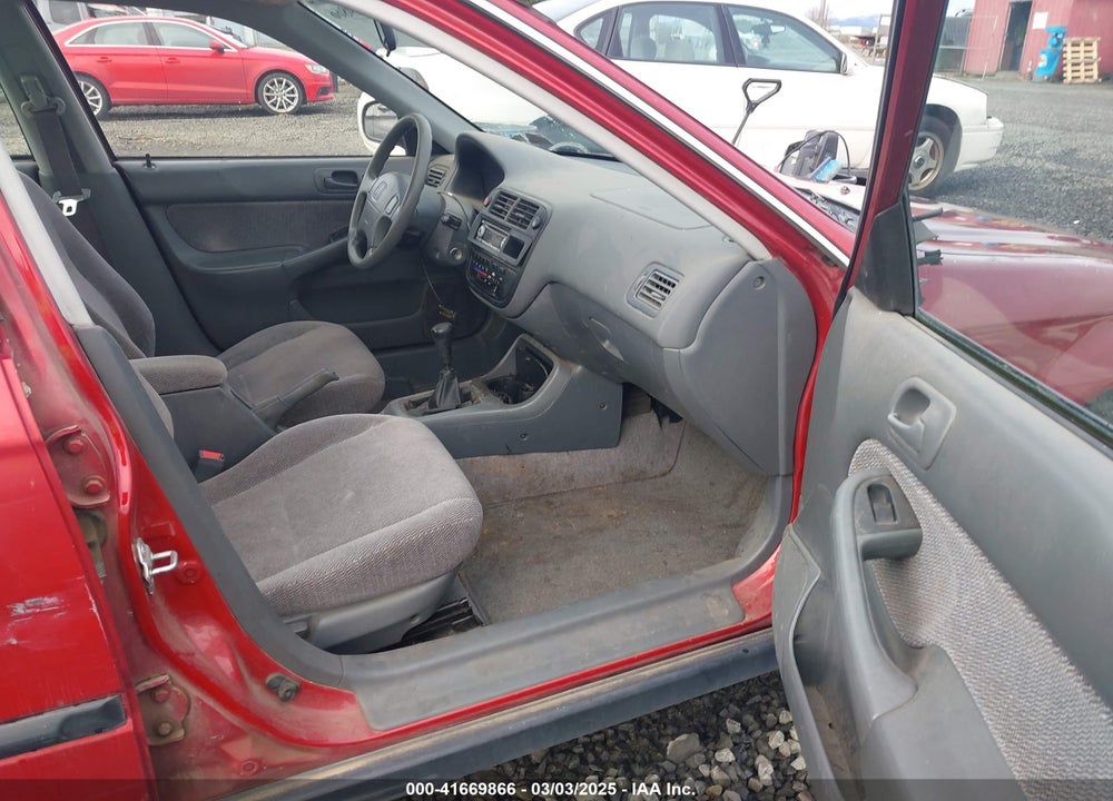 1998 HONDA CIVIC LX VIN: 1HGEJ657XWL027209