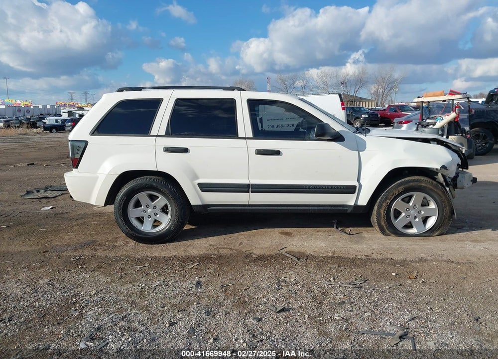 2005 JEEP GRAND CHEROKEE LAREDO VIN: 1J4GS48K55C536433