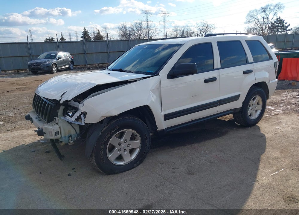 2005 JEEP GRAND CHEROKEE LAREDO VIN: 1J4GS48K55C536433
