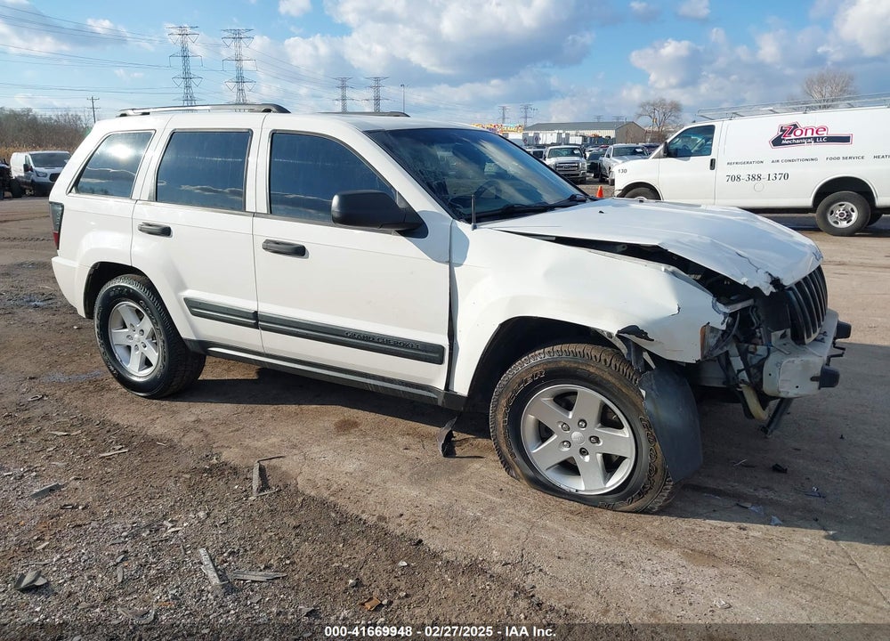 2005 JEEP GRAND CHEROKEE LAREDO VIN: 1J4GS48K55C536433
