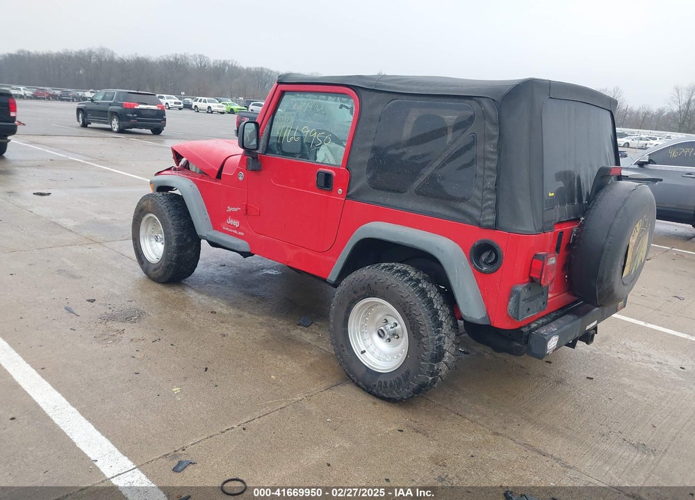 2006 JEEP WRANGLER / VIN: 1J4FA29156P762295