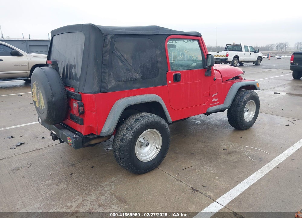 2006 JEEP WRANGLER / VIN: 1J4FA29156P762295
