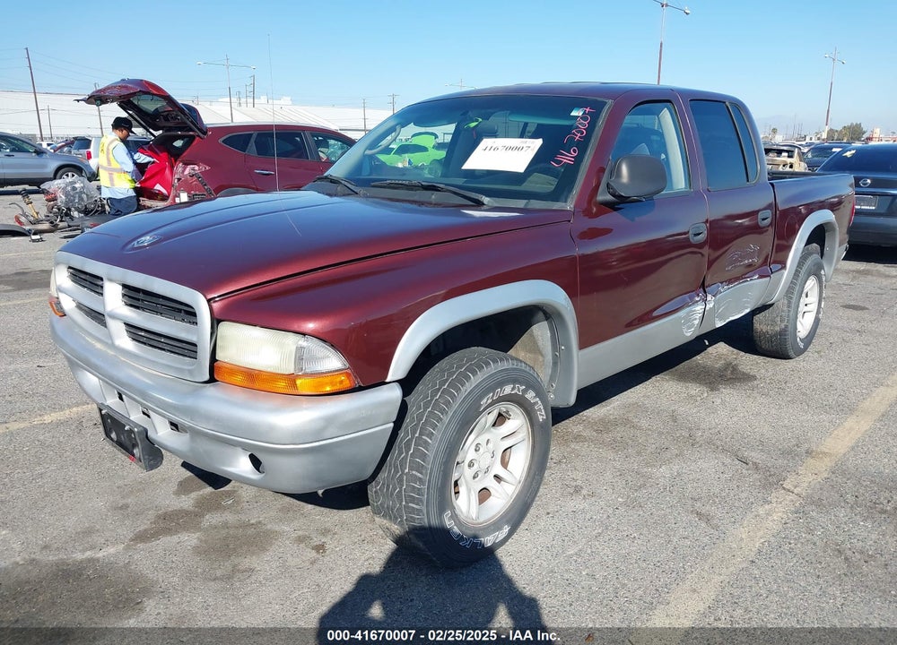 2002 DODGE DAKOTA SLT VIN: 1B7HG48Z52S605390