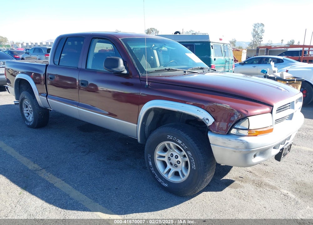 2002 DODGE DAKOTA SLT VIN: 1B7HG48Z52S605390