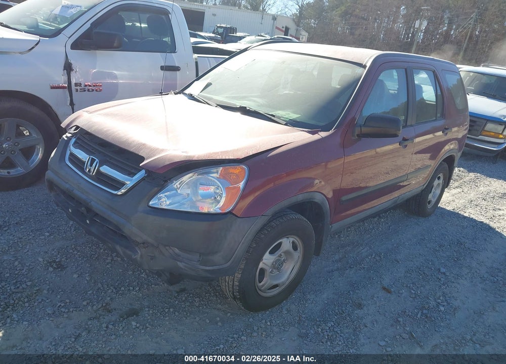 2004 HONDA CR-V LX VIN: SHSRD68494U209422