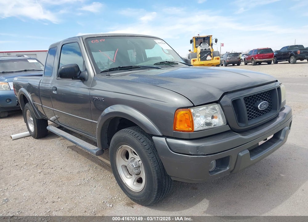 2004 FORD RANGER EDGE VIN: 1FTYR14E04PB30524