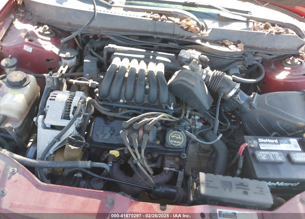 2001 FORD TAURUS VIN: 1FAFP52UX1A139542