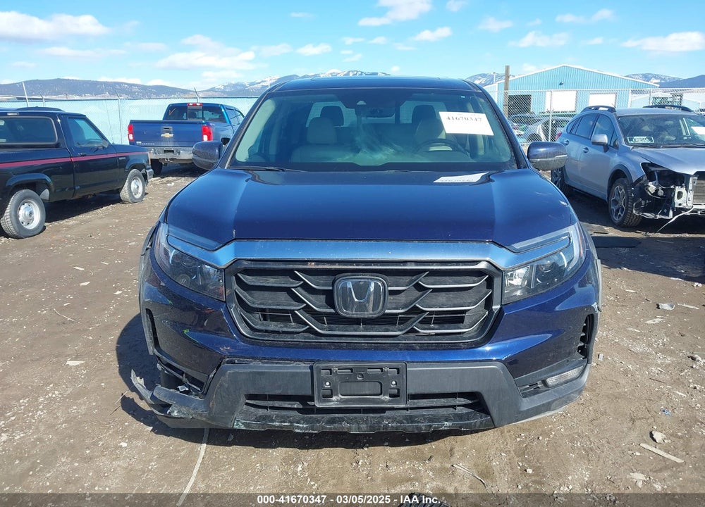 2022 HONDA RIDGELINE VIN: 5FPYK3F71NB013522
