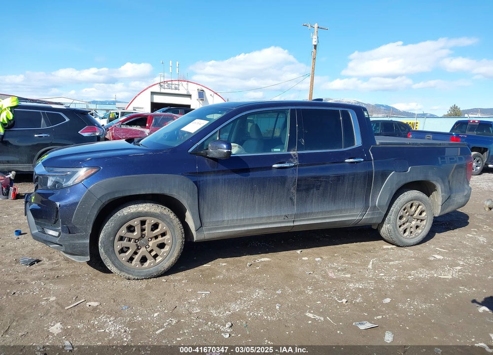 2022 HONDA RIDGELINE VIN: 5FPYK3F71NB013522