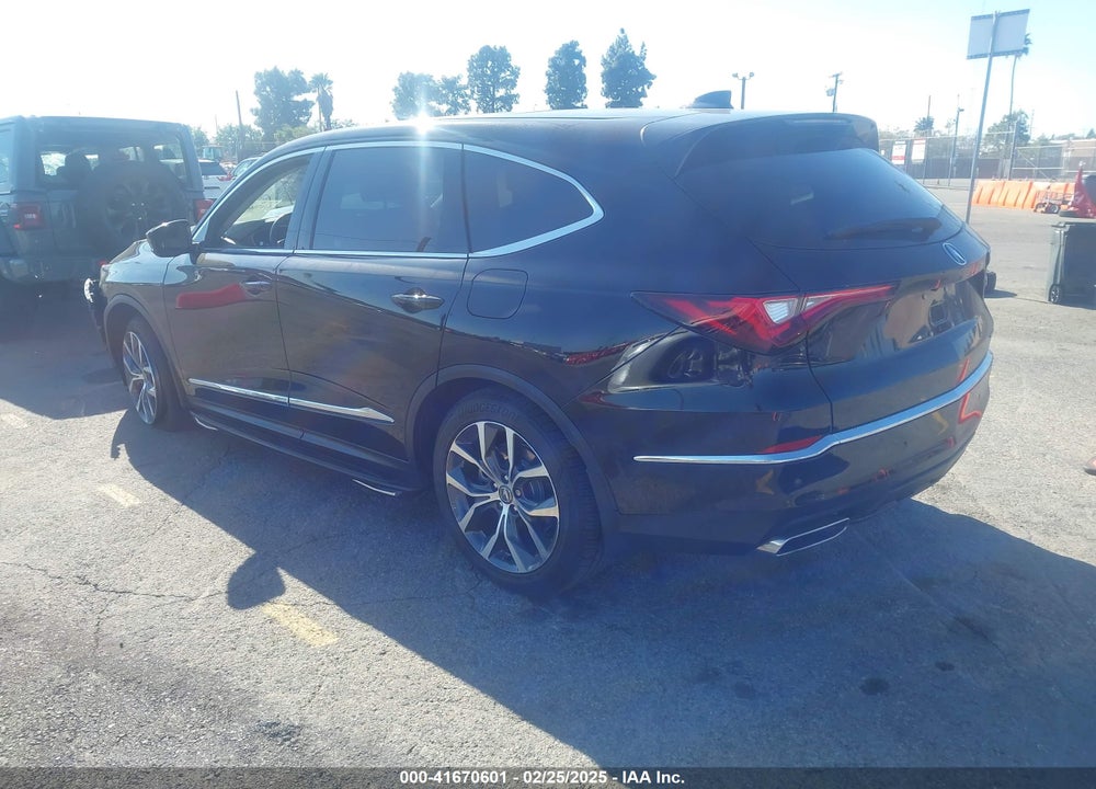 2023 ACURA MDX TECHNOLOGY PACKAGE VIN: 5J8YE1H43PL012591