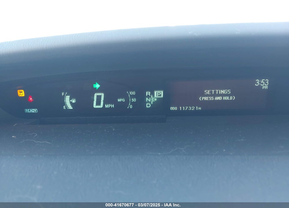 2010 TOYOTA PRIUS V VIN: JTDKN3DU5A0054601